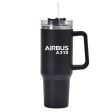 Airbus A310 & Text Designed 40oz Stainless Steel Car Mug With Holder Discount