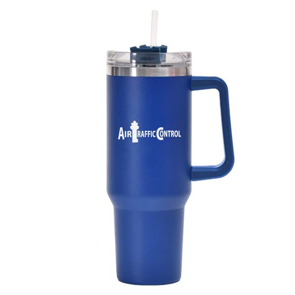 Air Traffic Control Designed 40oz Stainless Steel Car Mug With Holder Online Hot Sale