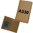 A330 Flat Text Designed Leather Card Holder Wallets Online Sale