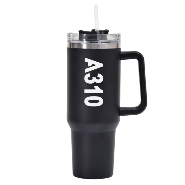 A310 Text Designed 40oz Stainless Steel Car Mug With Holder Online Sale