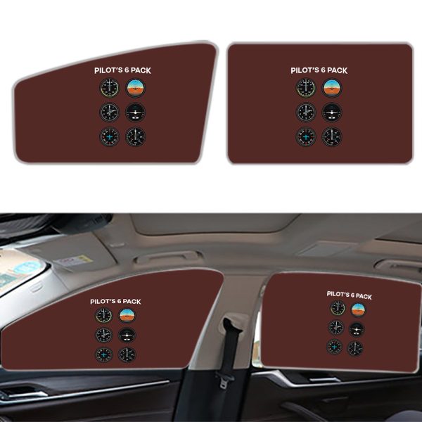 Pilot s 6 Pack Designed Car Sun Shade (Side window) Discount