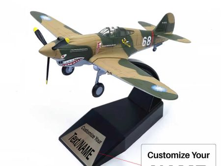 1:72 United States Curtiss P-40 Warhawk Fighter Aircraft Airplane Model on Sale