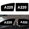 A220 Flat Text Designed Car Sun Shade (Side window) Cheap