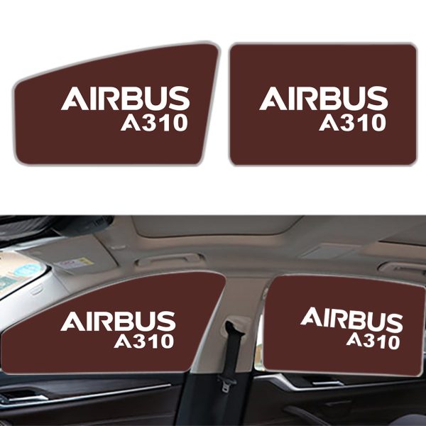 Airbus A310 & Text Designed Car Sun Shade (Side window) on Sale