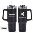 Air Astana Designed 40oz Stainless Steel Car Mug With Holder Online