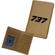 737 Flat Text Designed Leather Card Holder Wallets For Cheap