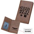 Jet Fuel Only Designed Leather Card Holder Wallets Discount