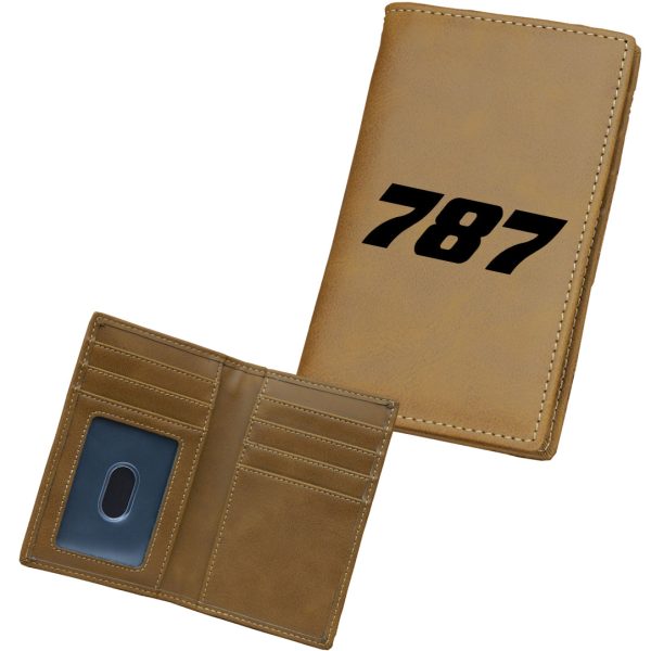 787 Flat Text Designed Leather Card Holder Wallets For Cheap