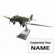 1 100 Douglas C-47 Skytrain Military Transport Aircraft Airplane Model Online