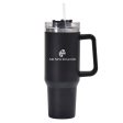 Air New Zealand Airlines Designed 40oz Stainless Steel Car Mug With Holder on Sale