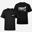 Airbus A320 Printed Designed Pocket T-Shirts Fashion