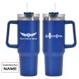 Air Traffic Control Designed 40oz Stainless Steel Car Mug With Holder Online Hot Sale