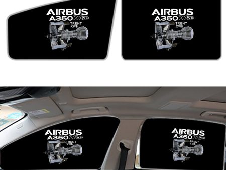 Airbus A350 & Trent Wxb Engine Designed Car Sun Shade (Side window) on Sale