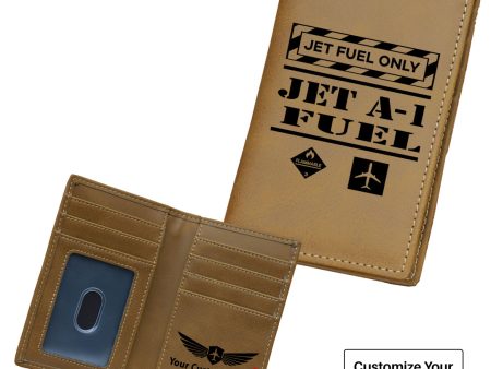 Jet Fuel Only Designed Leather Card Holder Wallets Discount