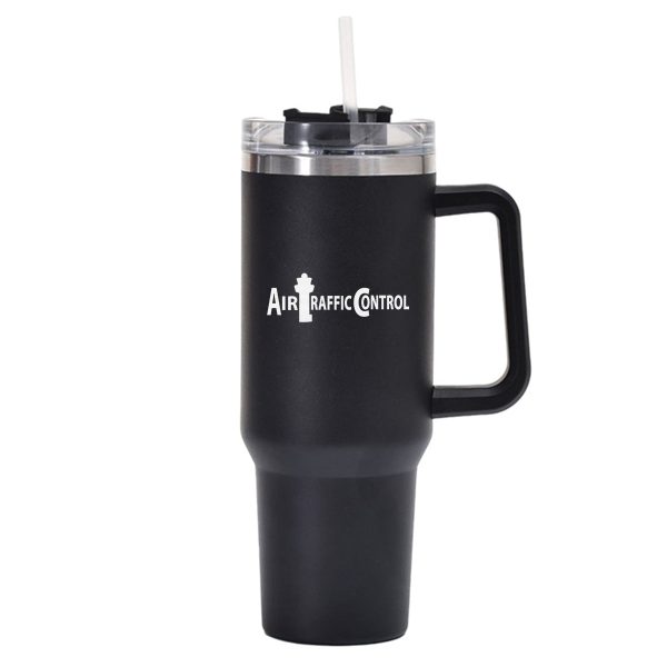 Air Traffic Control Designed 40oz Stainless Steel Car Mug With Holder Online Hot Sale