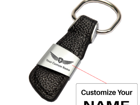 Your Custom Design & Image & Logo & Text Design  Genuine Leather Car(1) Key Chain Hot on Sale