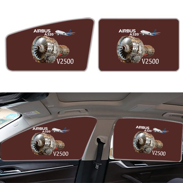 Airbus A320 & V2500 Engine Designed Car Sun Shade (Side window) Supply