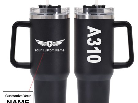 A310 Text Designed 40oz Stainless Steel Car Mug With Holder Online Sale