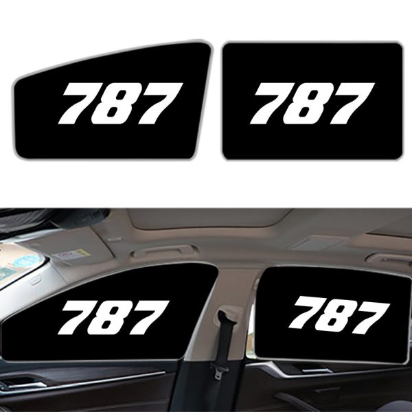 787 Flat Text Designed Car Sun Shade (Side window) Hot on Sale