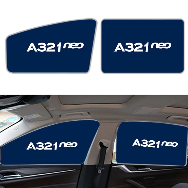 A321neo & Text Designed Car Sun Shade (Side window) Online now