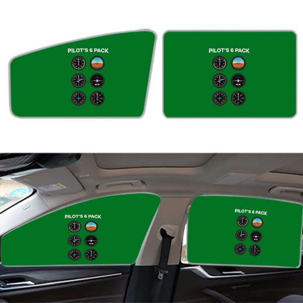 Pilot s 6 Pack Designed Car Sun Shade (Side window) Discount