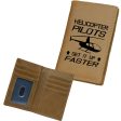 Helicopter Pilots Get It Up Faster Designed Leather Card Holder Wallets Online