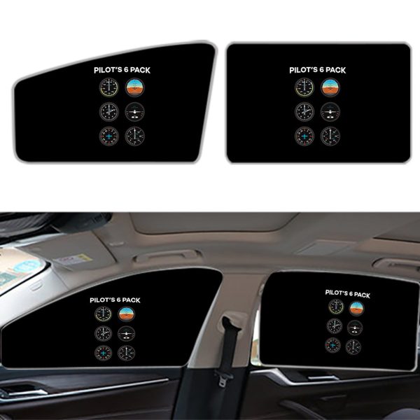 Pilot s 6 Pack Designed Car Sun Shade (Side window) Discount