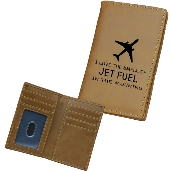 I Love The Smell Of Jet Fuel In The Morning Designed Leather Card Holder Wallets For Discount