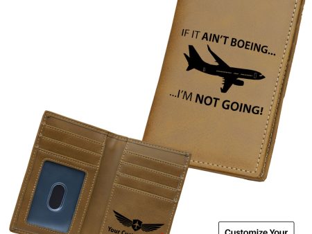 If It Ain t Boeing I m Not Going! Designed Leather Card Holder Wallets Fashion