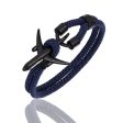 (Edition 2) Super Quality Stylish Airplane Shape Bracelets Black (Pure Colours) Fashion