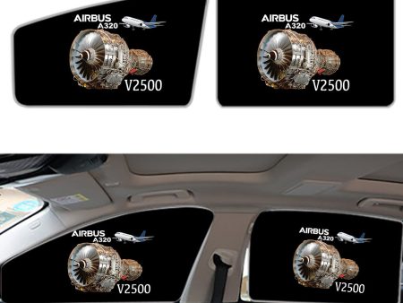 Airbus A320 & V2500 Engine Designed Car Sun Shade (Side window) Supply