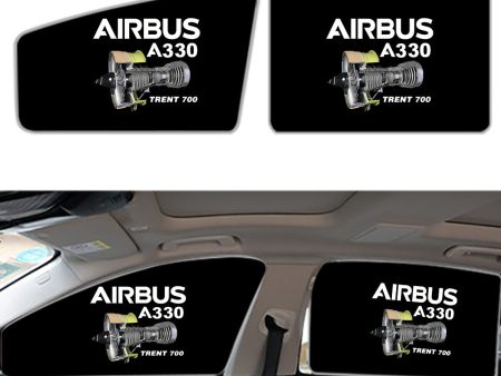 Airbus A330 & Trent 700 Engine Designed Car Sun Shade (Side window) For Sale