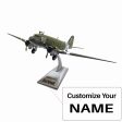 1 100 Douglas C-47 Skytrain Military Transport Aircraft Airplane Model Online