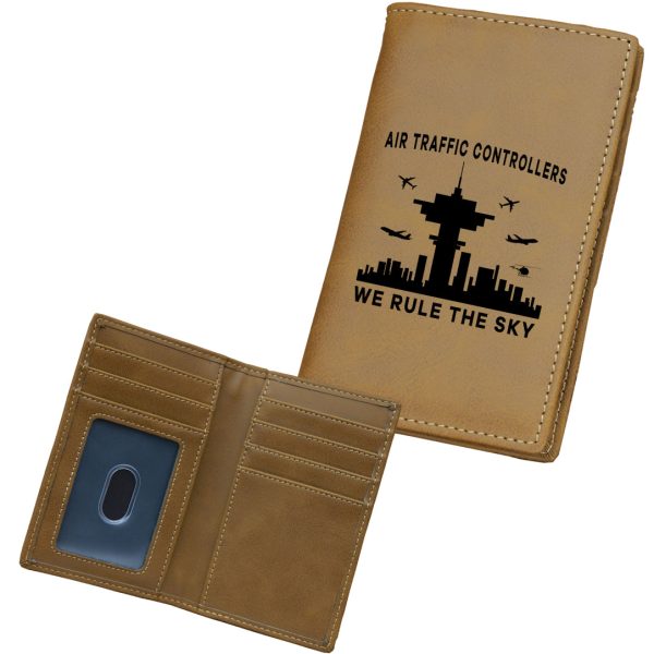 Air Traffic Controllers - We Rule The Sky Designed Leather Card Holder Wallets Online now