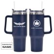 Air Canada Designed 40oz Stainless Steel Car Mug With Holder on Sale