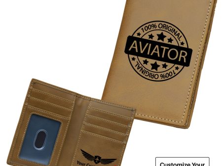 100 Original Aviator Designed Leather Card Holder Wallets For Cheap