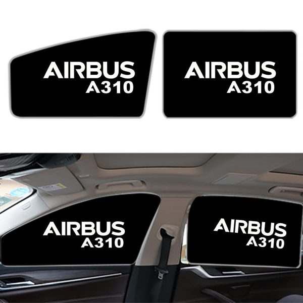 Airbus A310 & Text Designed Car Sun Shade (Side window) on Sale