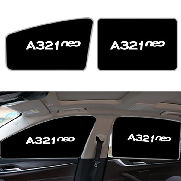 A321neo & Text Designed Car Sun Shade (Side window) Online now