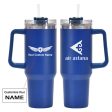 Air Astana Designed 40oz Stainless Steel Car Mug With Holder Online