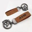 A330 Flat Text Design Horseshoe Buckle Key Chains on Sale