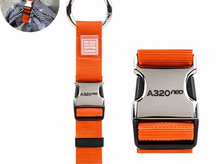 A320neo & Text Designed Portable Luggage Strap Jacket Gripper Hot on Sale