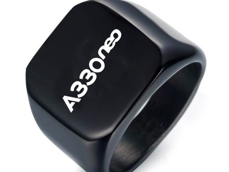 A330neo & Text Designed Designed Men Rings Online