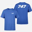 747 Flat Text Designed Double-Side T-Shirts Online