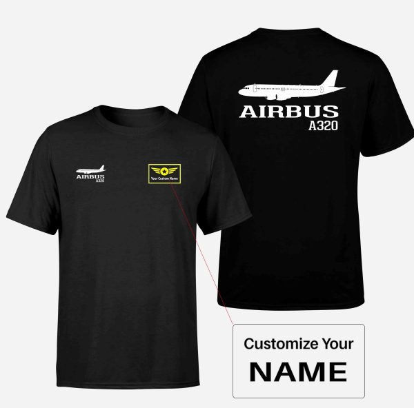 Airbus A320 Printed Double-Side T-Shirts Online Sale