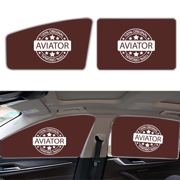 100 Original Aviator Designed Car Sun Shade (Side window) on Sale