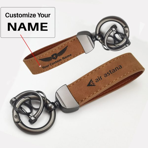 Air Astana Design Horseshoe Buckle Key Chains For Sale