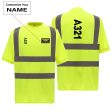 A321 Text Designed Reflective T-Shirts Online Hot Sale