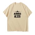 Airbus A320 & Plane Designed Relax Fit T-Shirts Hot on Sale