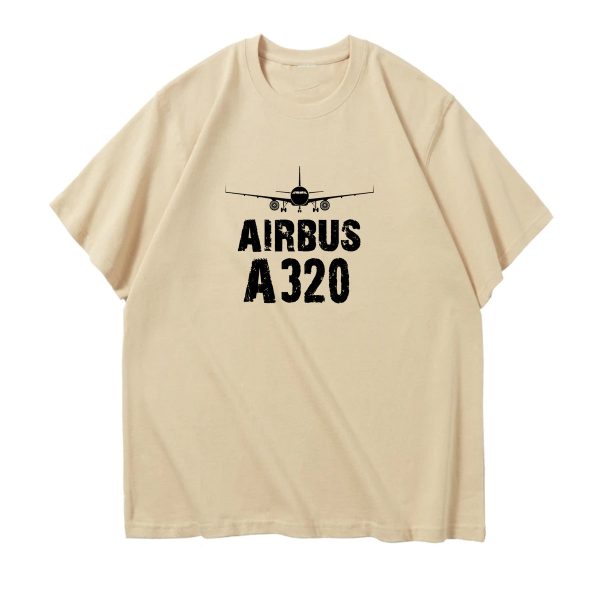 Airbus A320 & Plane Designed Relax Fit T-Shirts Hot on Sale