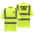 Airbus A220 Designed Reflective T-Shirts Hot on Sale